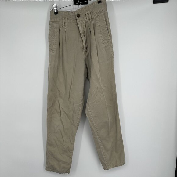 Gitano Vintage Women's Khaki Pants Size 8 Pleated‎ - Picture 1 of 4